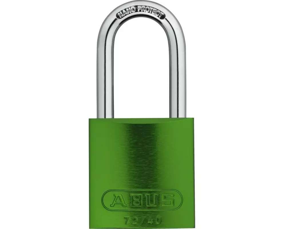 Abus Vorhängeschloss 72/40HB40 Grün Aluminium