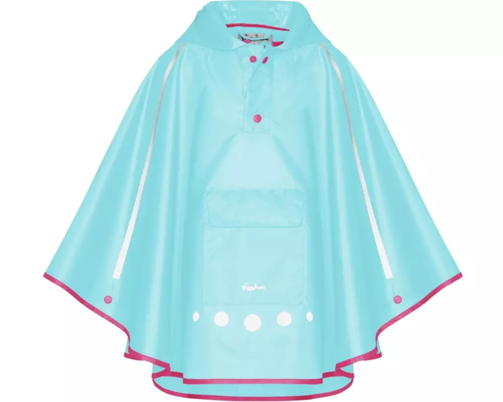 Playshoes Regenponcho faltbar Gr. L, Türkis