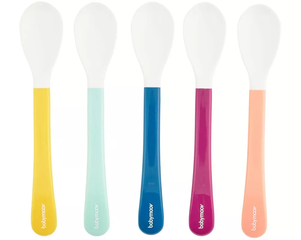 Babymoov Babylöffel 5 Stück, Bunt