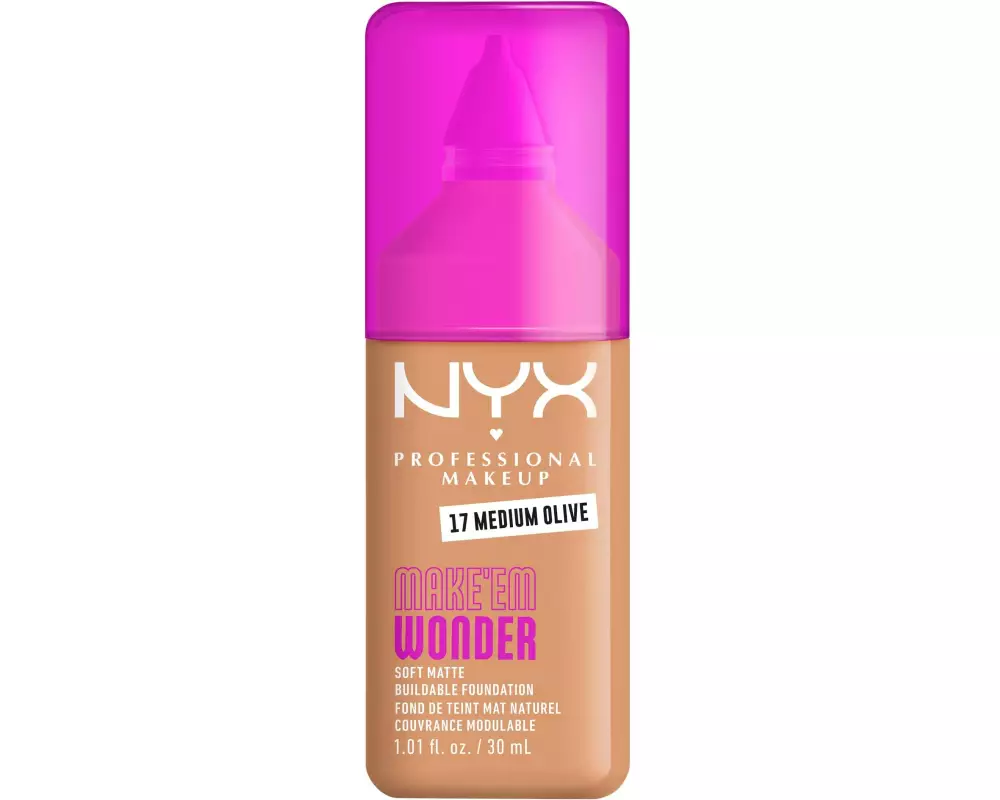 NYX Professional Makeup Foundation Make em Wonder 17 Medium Olive