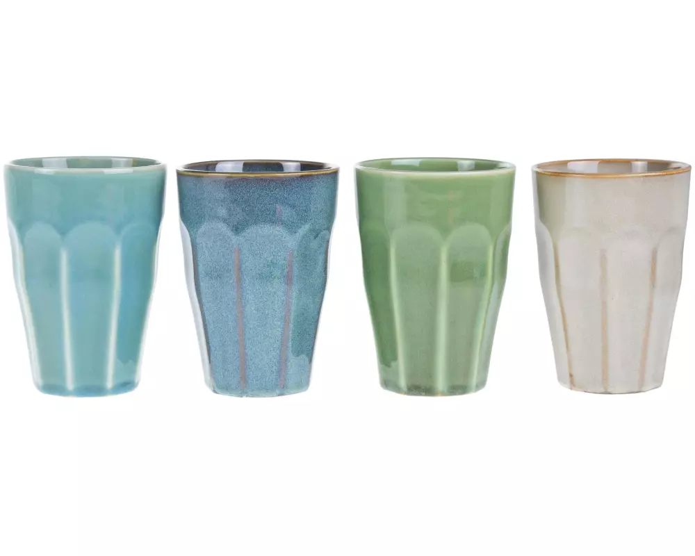 FURBER Kaffeetasse 330 ml, 4 Stück, Mehrfarbig