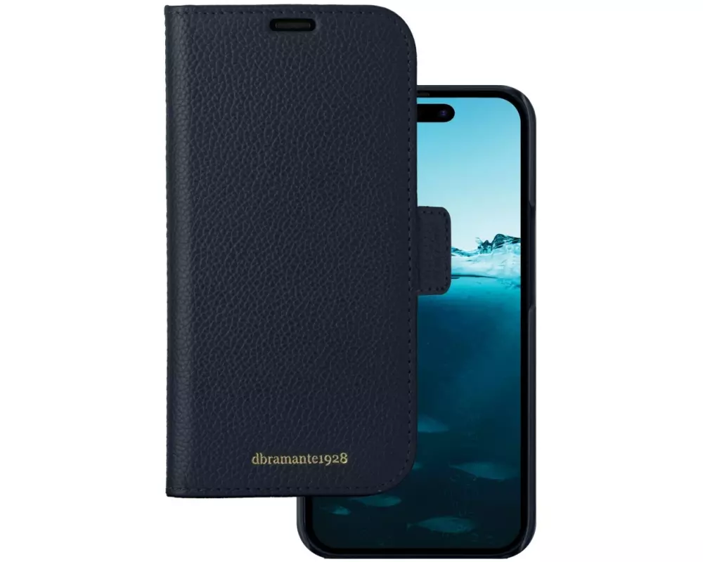 dbramante1928 Book Cover New York iPhone 15 Pacific Blue