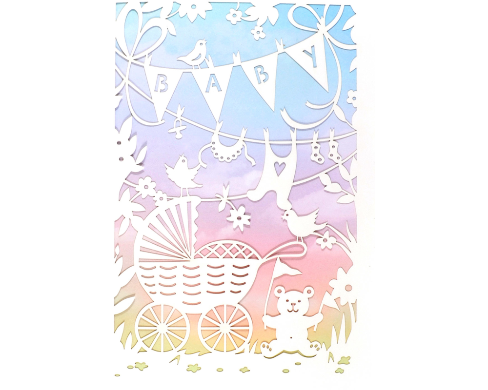 ABC Glückwunschkarte Scherenschn. 1120004000 B6