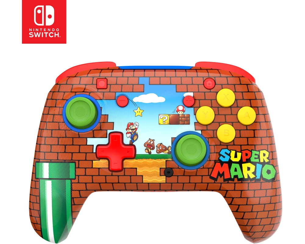 TURTLE BEACH Rematch Wireless Ctrl. TBC-8301-65 NSW Mario Bricks Reveal