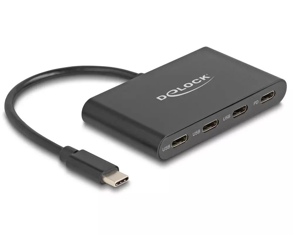 Delock USB-Hub 4 x USB 3.0 Typ-C