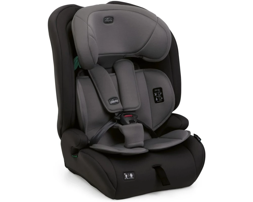 Chicco Kindersitz GRO-UP I-SIZE 76-150 cm Pure black