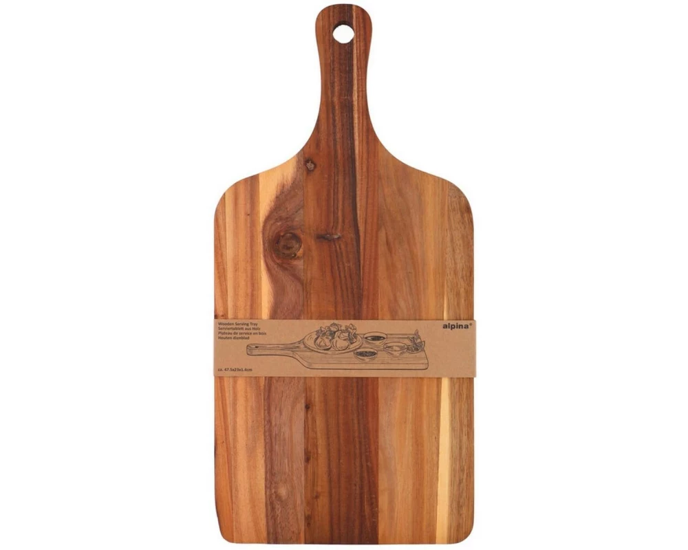 alpina Servierbrett Braun