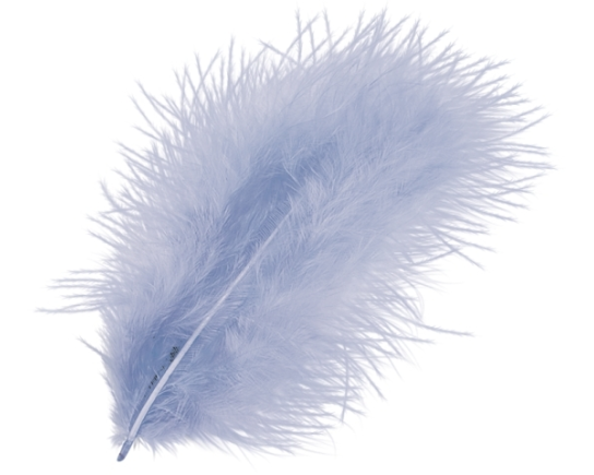 KNORR PRANDELL Marabufedern 10cm 6619320 wasserblau 15 Stück