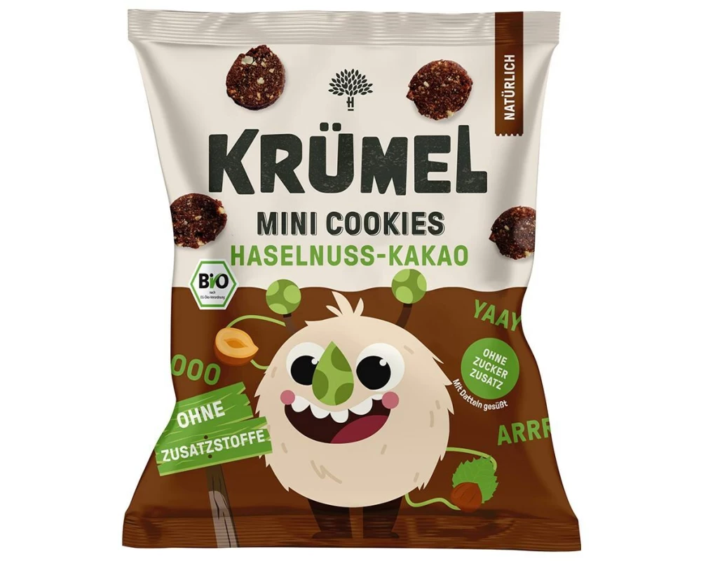 KRÜMEL Kekse Soft Cookies Haselnuss-Kakao 50 g