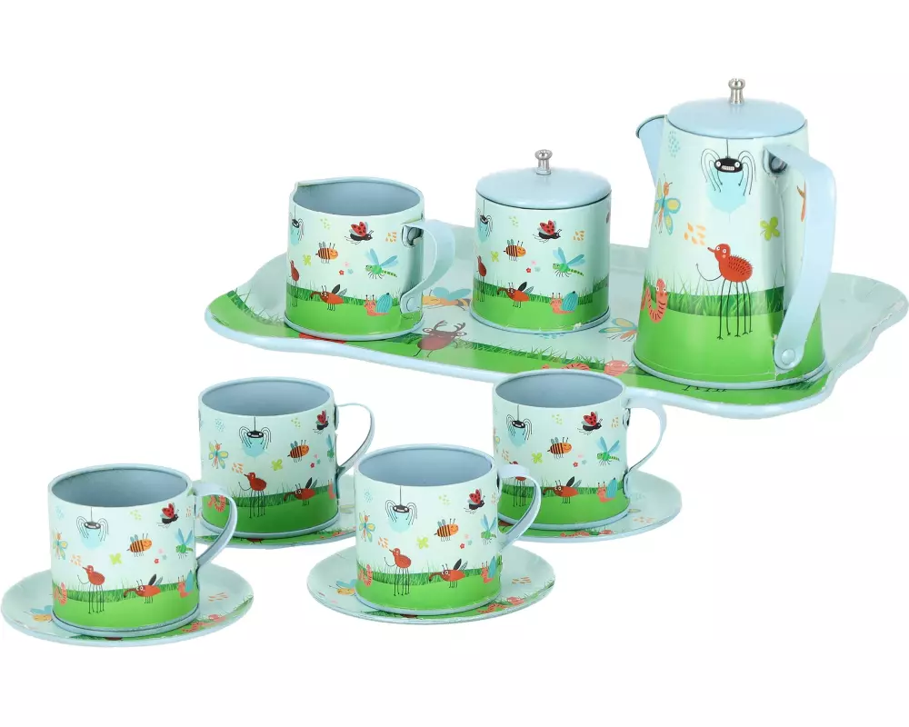 Esschert Design Küchen-Set mit Matsch Kaffee Eisen