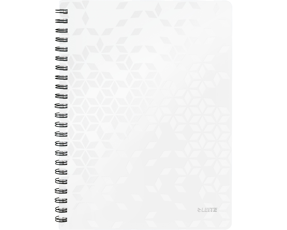 LEITZ Collegeblock WOW PP A4 4638-00-01 weiss kariert