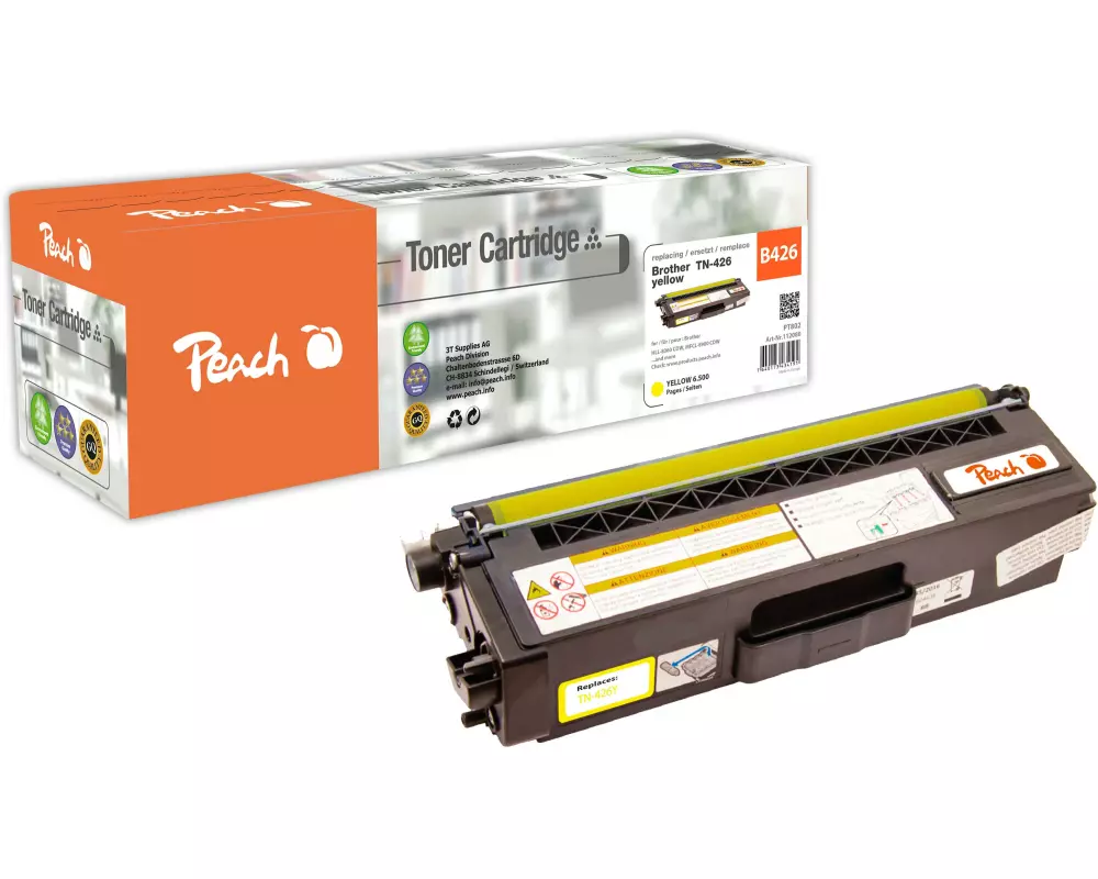 Peach Toner Brother TN-426 Yellow