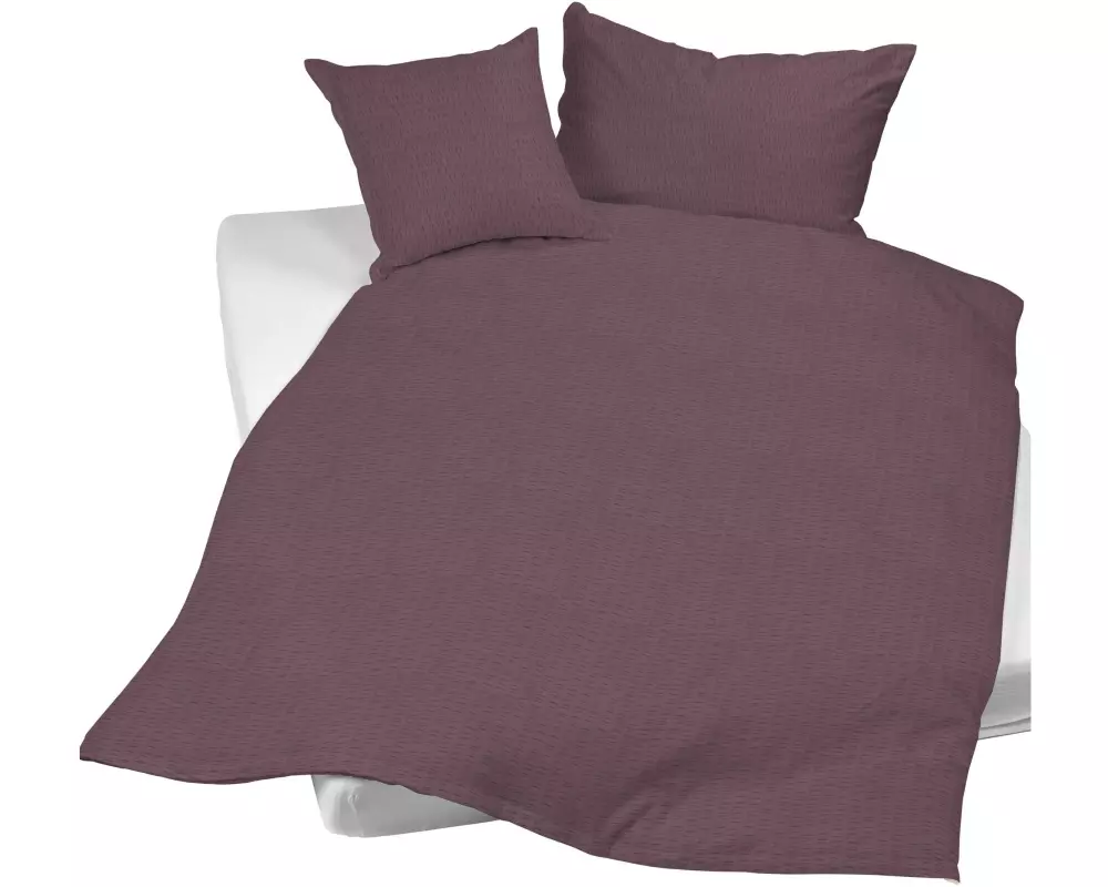 Night Fashion Kopfkissenbezug Edi 65 x 100 cm, Plum