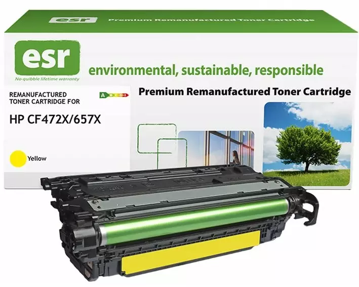 ESR Toner cartridge compatible with HP CF472X yellow High Capacity remanufactured 23.000 pages