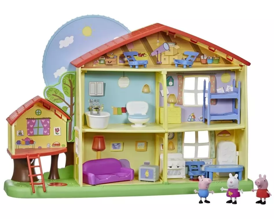 Hasbro Spielfigurenset Peppa Pig Peppas Tag-und-Nacht-Haus