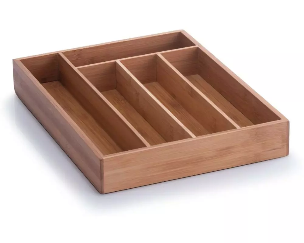 Zeller Present Besteckkasten Bamboo Braun
