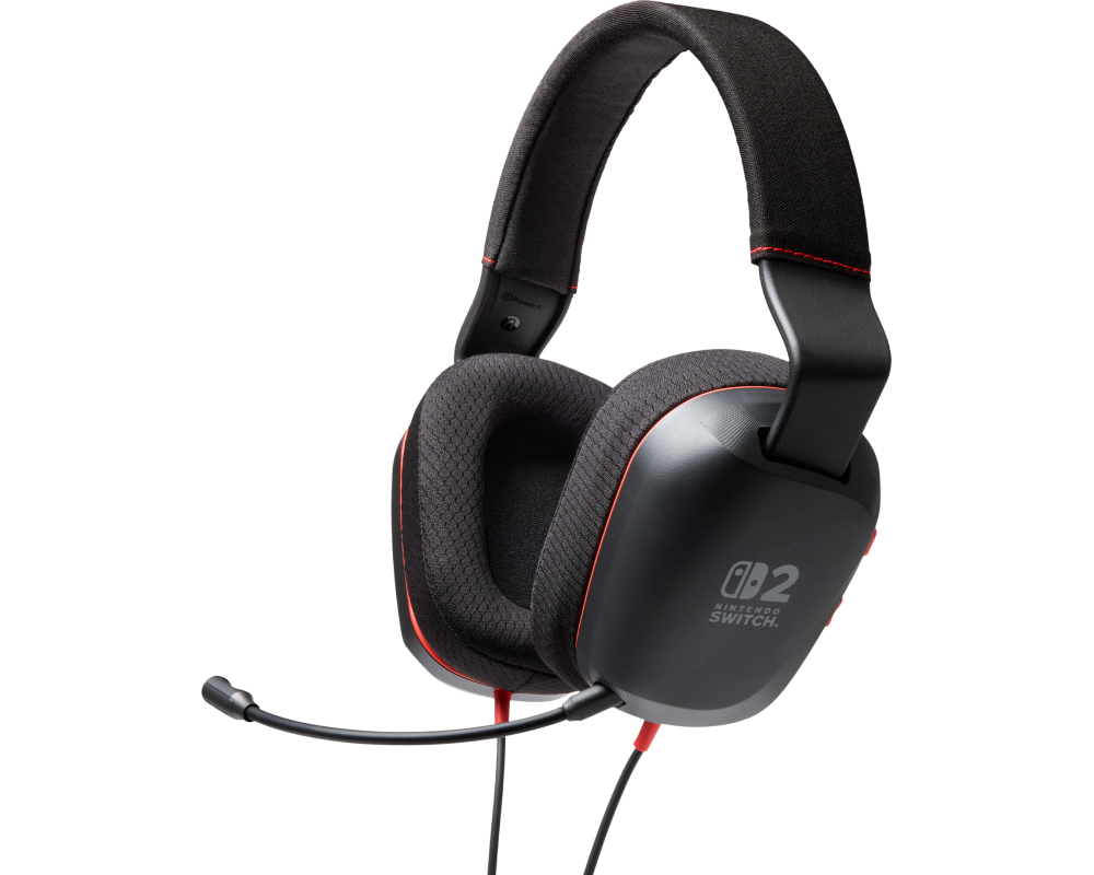 POWER A Stereo Headset Wired NSHS0581 NSW2, Black, Red