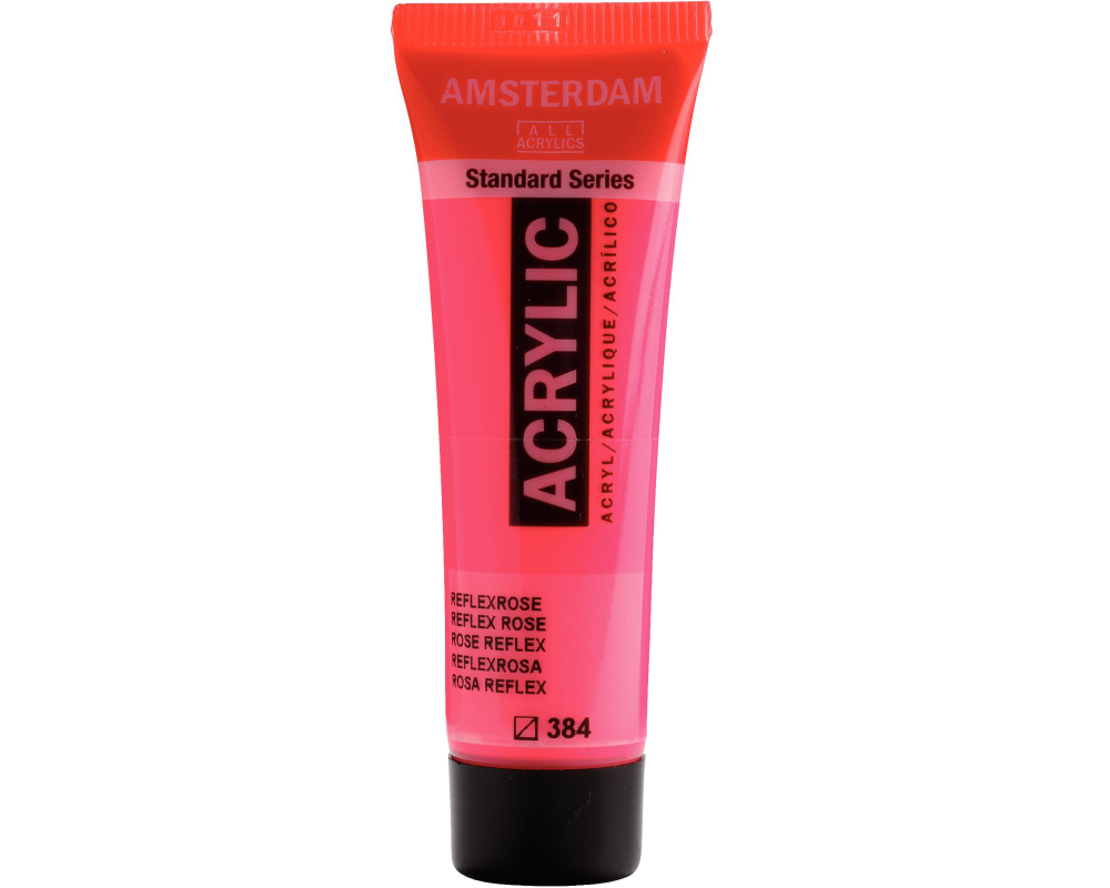 AMSTERDAM Acrylfarbe 20ml 17043840 Reflexrosa 384