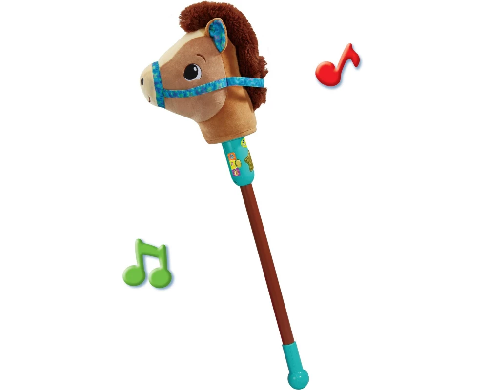 Vtech Steckenpferd Galoppier-mit-mir-Pferdchen Blau/Braun