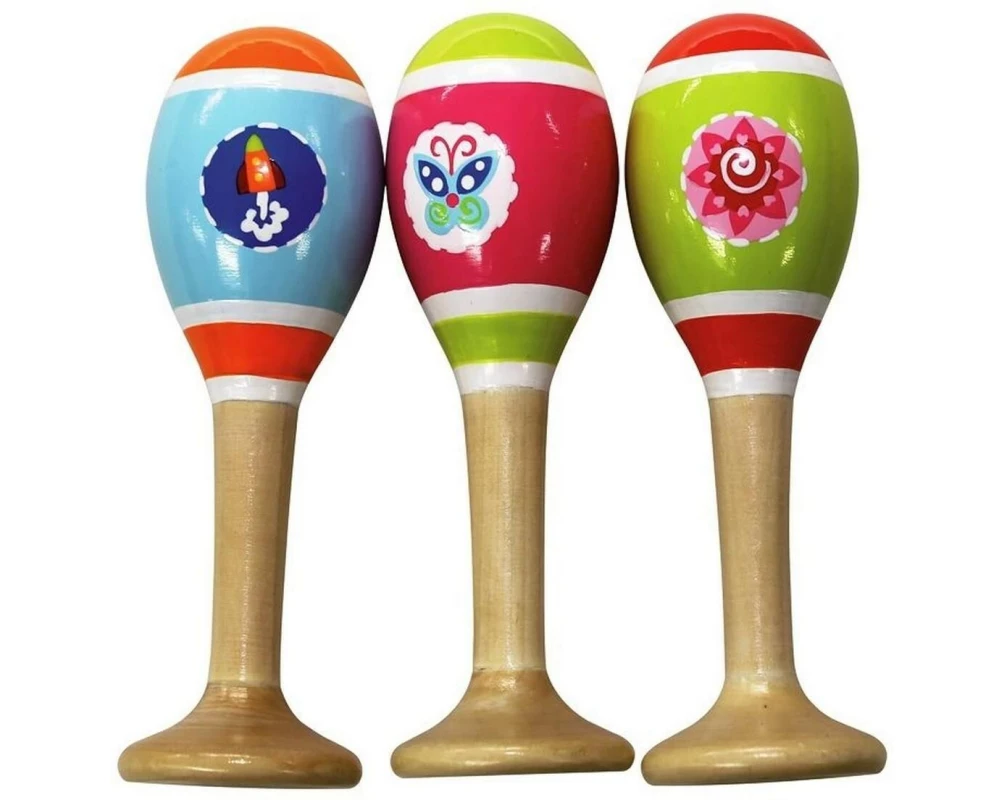 Spielba Holzspielwaren Musikinstrument Maracas
