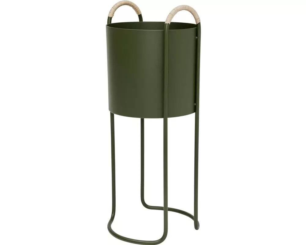 OYOY Blumentopf Maki hoch 24 x 22 cm, Olivgrün