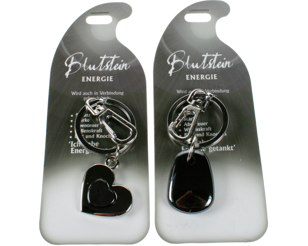 ROOST Schlüsselanhänger Energie G225 Blutstein 2 Motive ass.