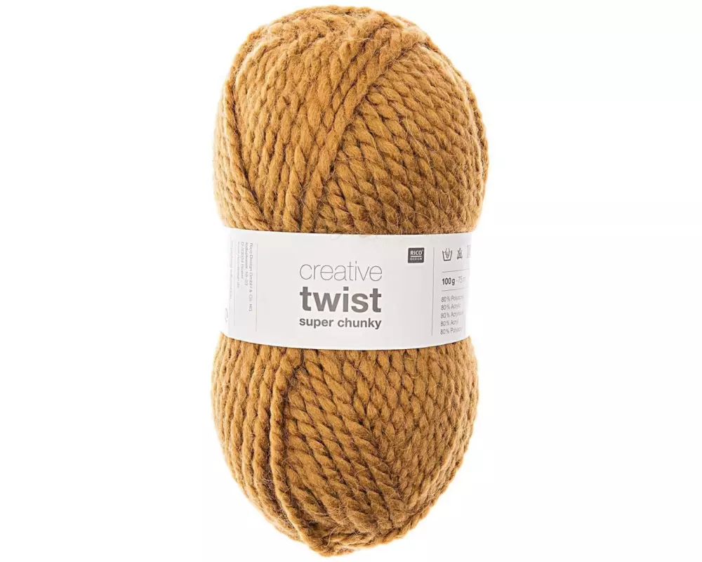 Rico Design Wolle Creative Twist Super Chunky 100 g Curry