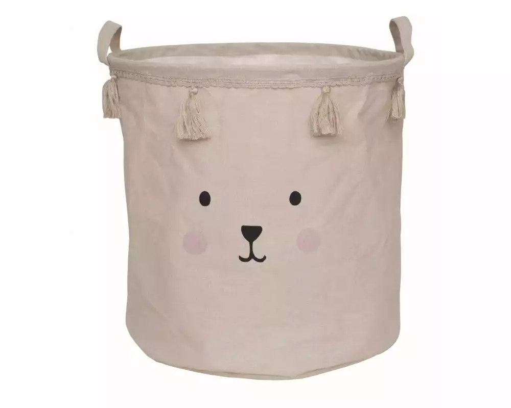 Jabadabado Spielzeugkorb Aufbewahrungskorb Teddy, Mehrfarbig