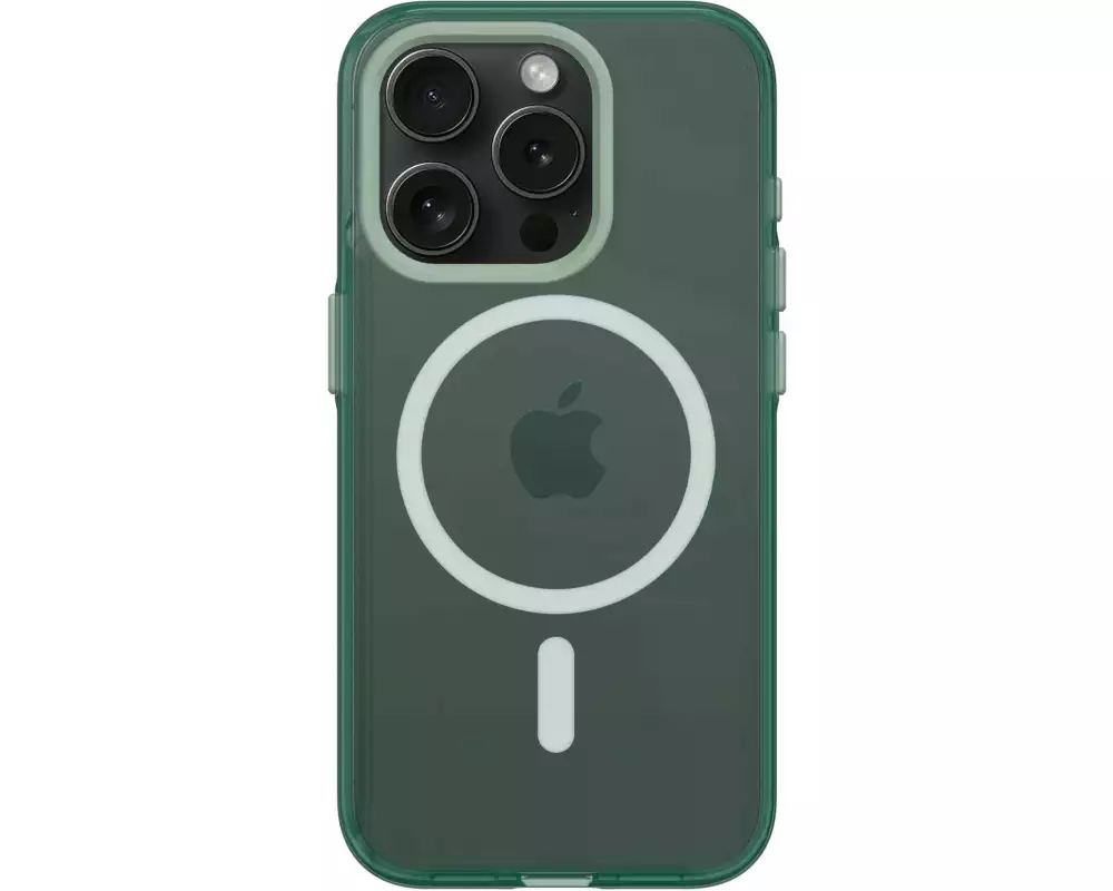 Rhinoshield Back Cover JellyTint MagSafe iPhone 15 Pro Moody Green