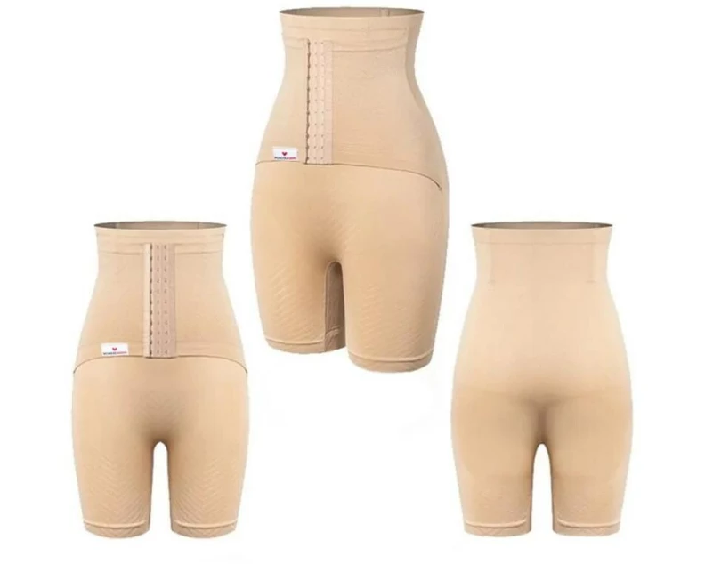 WonderMom Postpartum Belly Binder Shorts Gr. S, Beige