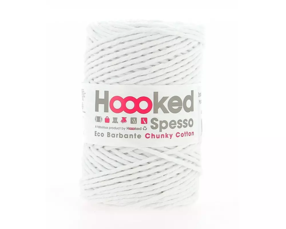 Hoooked Wolle Spesso Chunky Makramee Rope 500 g Weiss