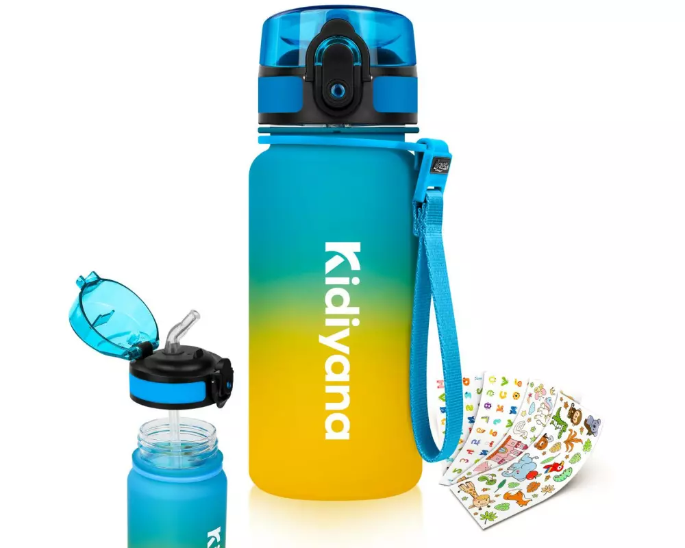 4Fresh Colourful Gradient Trinkflasche 350 ml Tritan Silikon