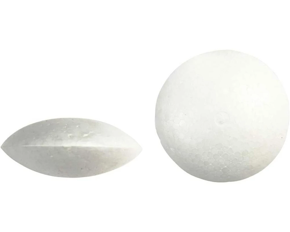 Creativ Company Styropor-Figur Ufo 7.5 cm, 100 Stück, Weiss