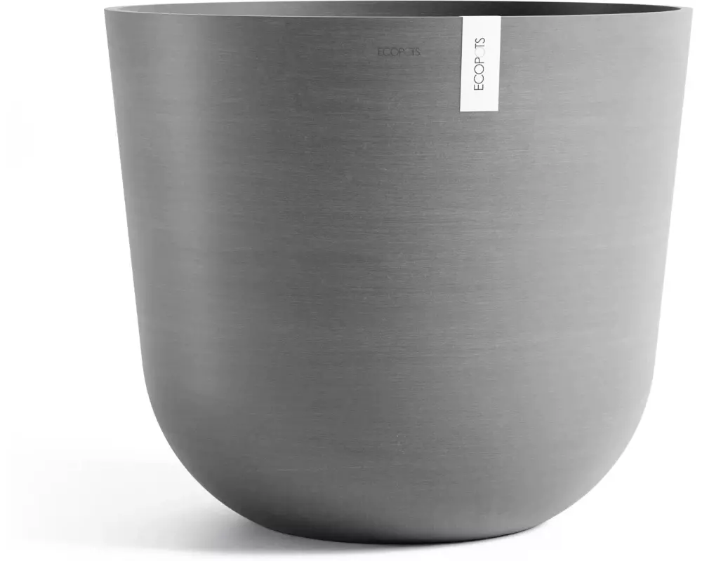 Ecopots Blumentopf Oslo Ø 65 cm Grau