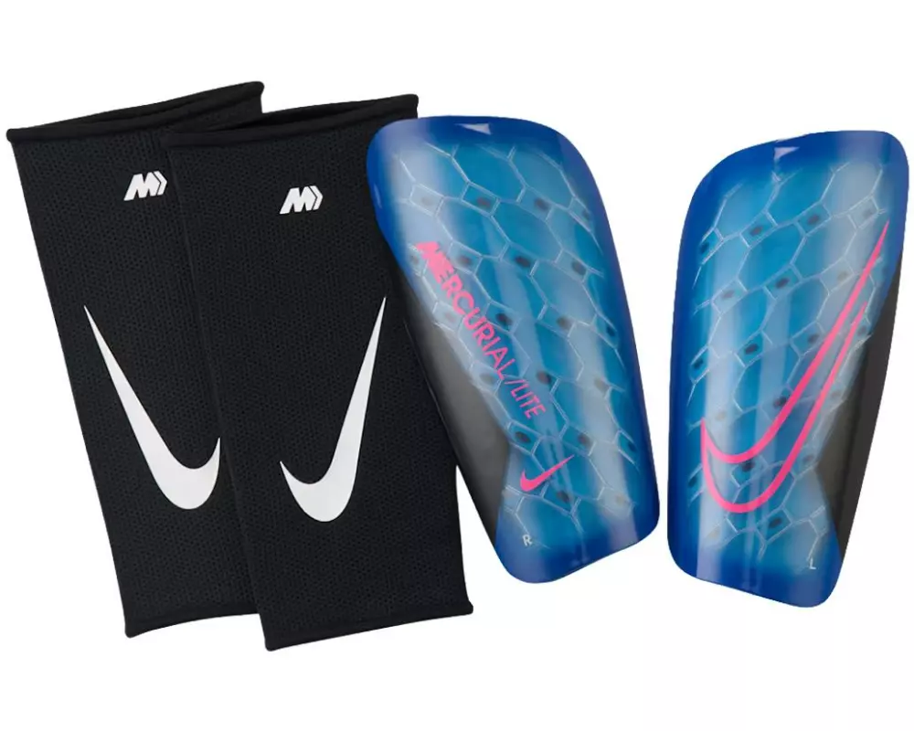 NIKE Schienbeinschoner Mercurial Lite Blau XL
