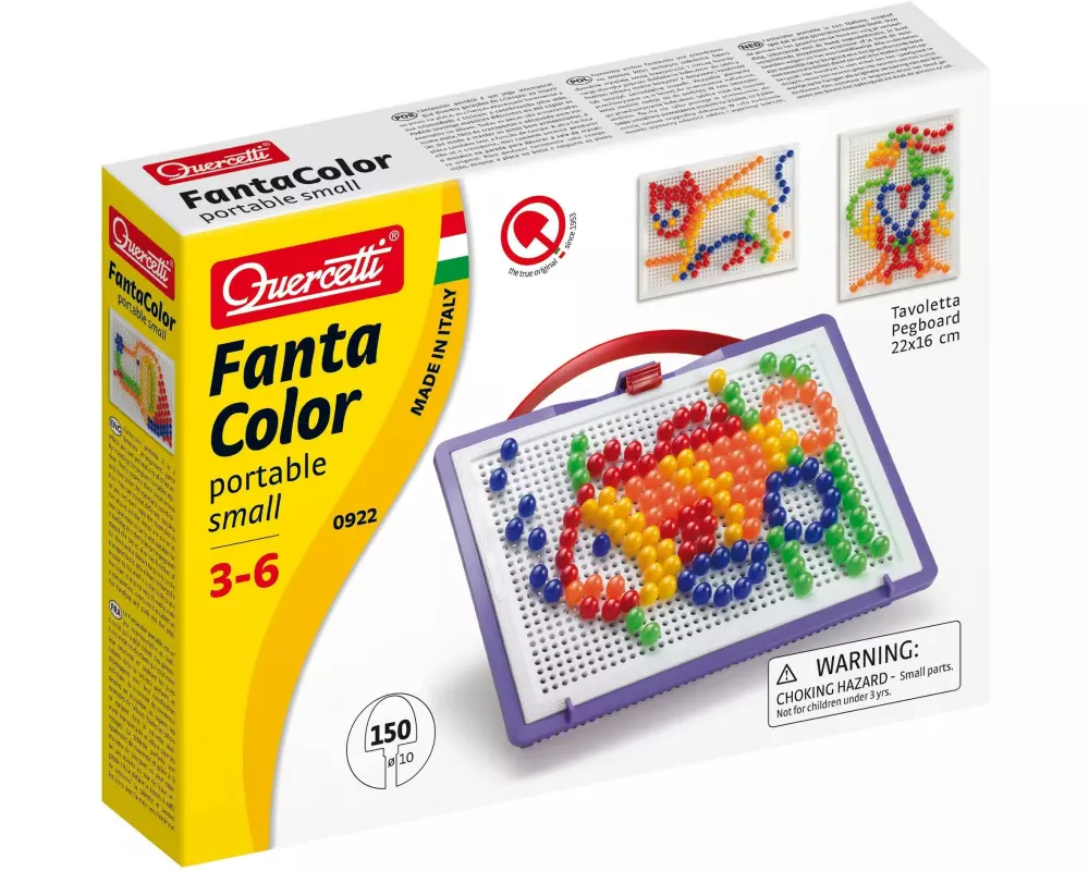 Quercetti Mosaik-Steckspiel FantaColor Tab 150 Teile