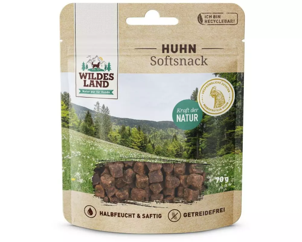 Wildes Land Snack Huhn 70 g