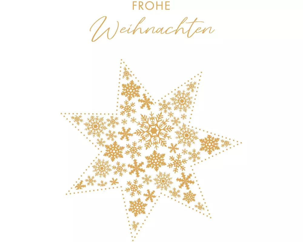 ABC Weihnachtskarten-Set A6, 5 Stück