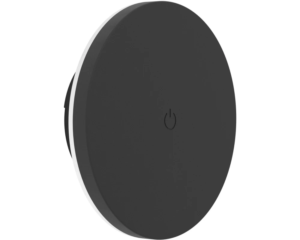 EGLO Leuchten VALGIANO Akku-Aussenwandleuchte Rund Ø150 LED Touch Schwarz