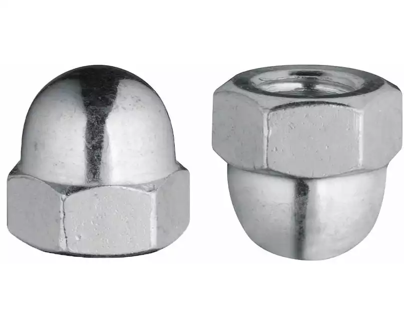 FTM Hutmuttern Stahl verzinkt M12, 2 Stück