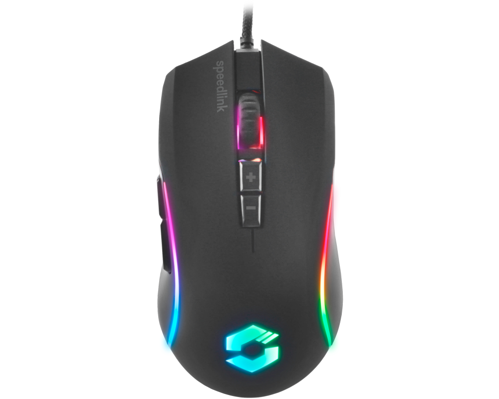 Speedlink Gaming-Maus ZAVOS RGB Rubber-schwarz