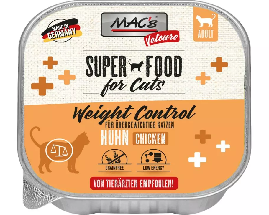 MAC's Vetcare Nassfutter Cat Huhn Weight Control 100 g