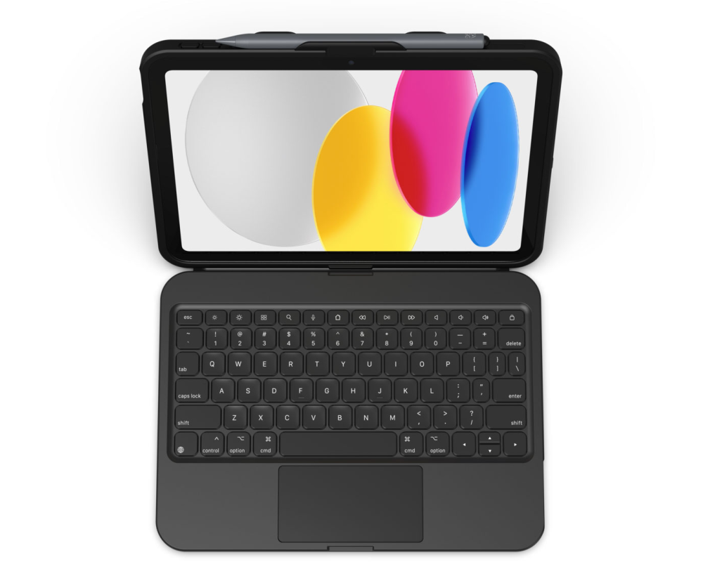 ZAGG Keyboard Tough Keys iPad 103117081 10.9 (Gen10),11(A16),Bl.,CH