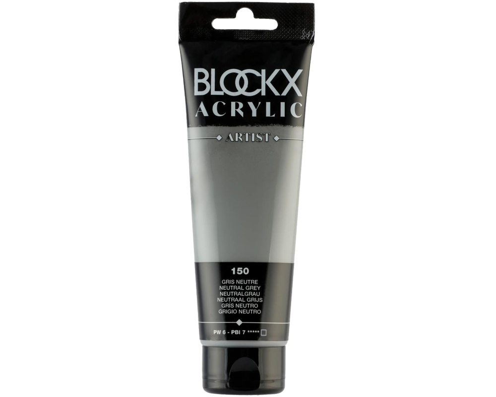 BLOCKX Acrylfarbe 120ml 60150BXC neutralgrau