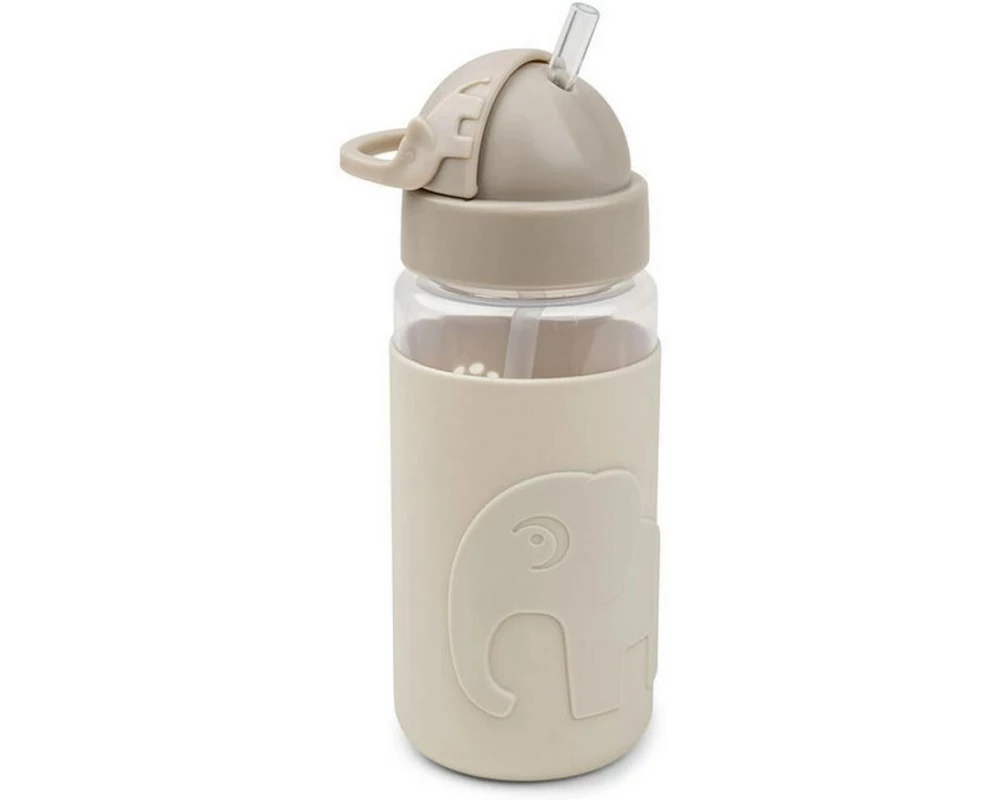 done by deer Trinkflasche Easy-grip Strohhalm Elphee Sand 350 ml