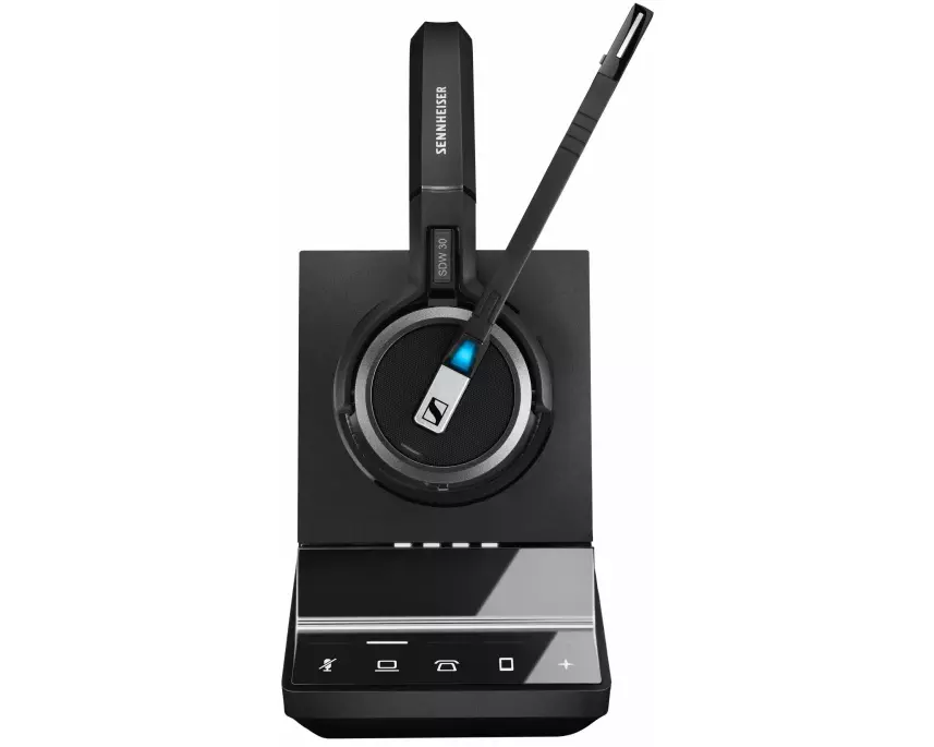 EPOS SENNHEISER IMPACT SDW 5035 EU Wireless DECT Headset monaural with base station for phone mobile and PC incl BTD 800 BT dongle