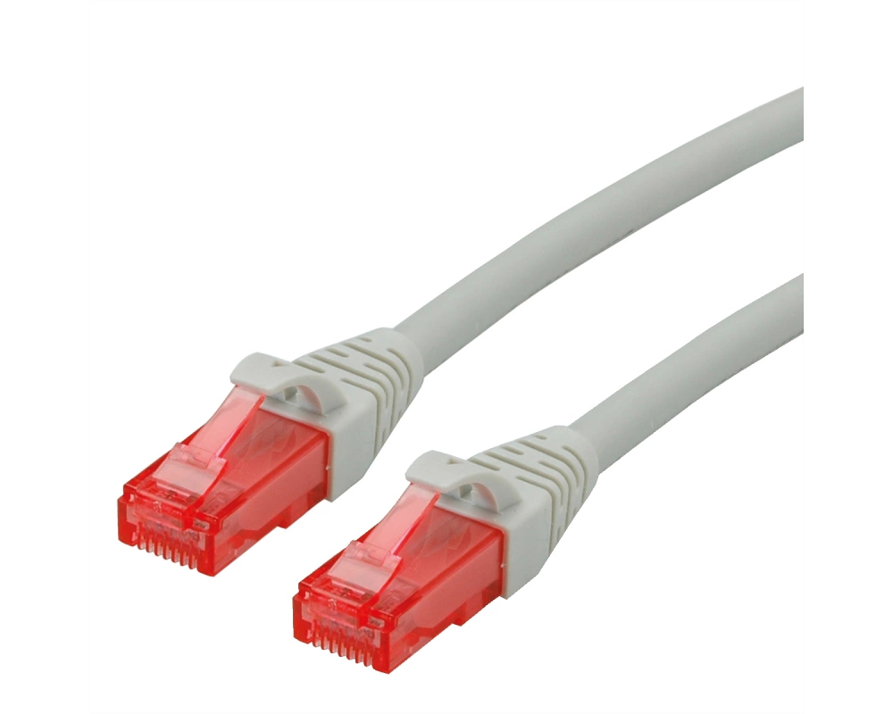 ROLINE Patchkabel Cat.6 UTP, Component Level, LSOH, grau, 20 m