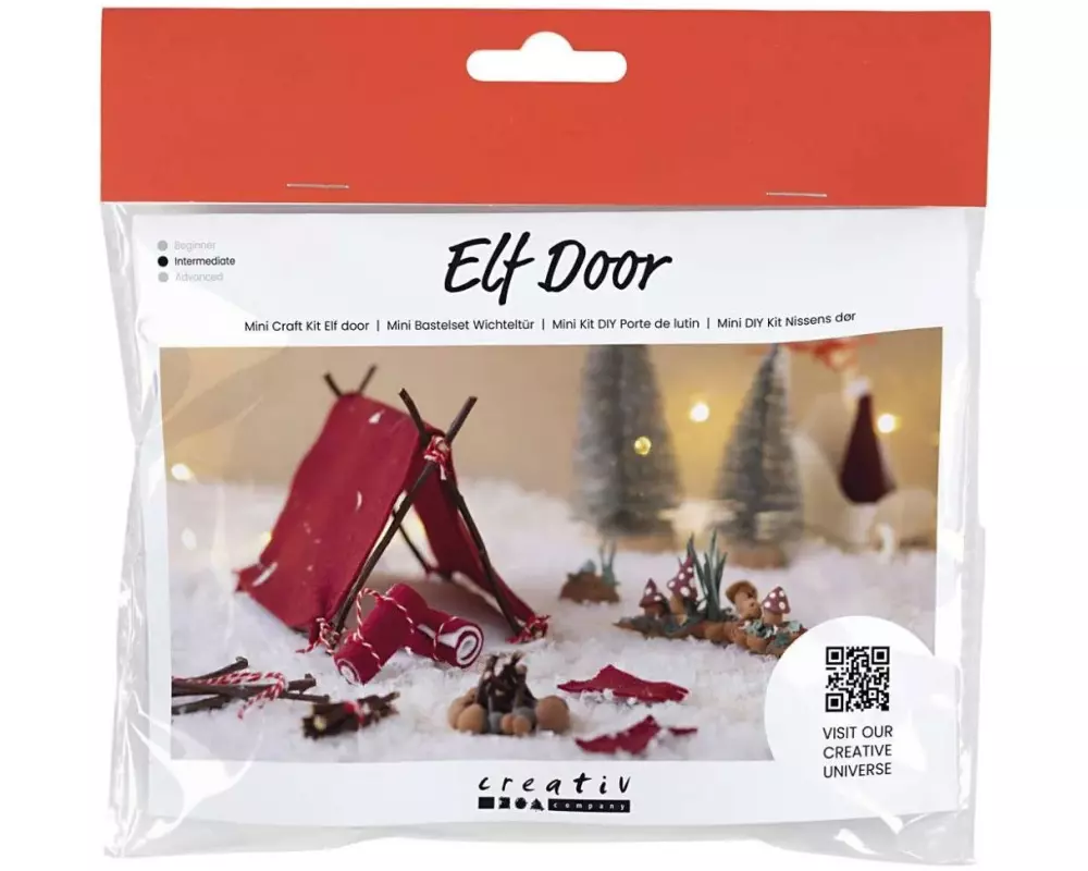 Creativ Company Mini-Utensilien Elfentür / Wichteltür Szene Camping