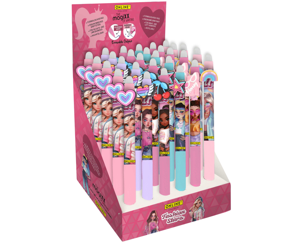 ONLINE Gelschr. magiXX Fashion Stars 35497/30 Display, assortiert 30 Stück