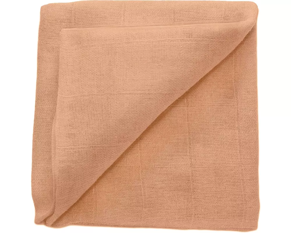 ZEWI bébé-jou Mulltuch Peach 60 cm x 60 cm